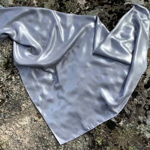 28X28 Silver Shimmer Fabric square scarf